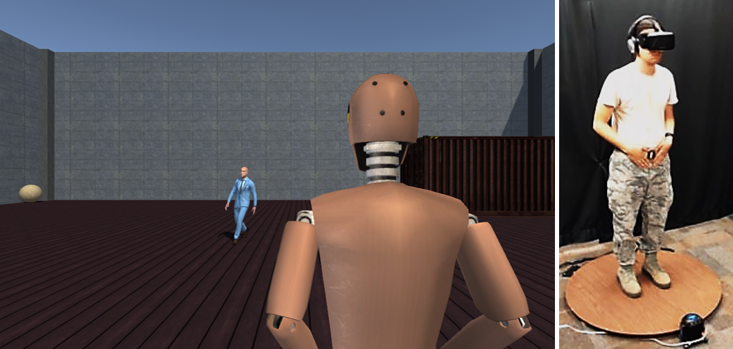 Participant inhabited the virtual dummy